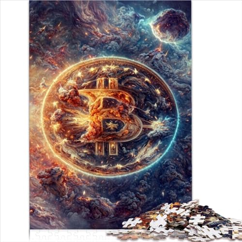 Puzzles für Erwachsene „Geld im Weltraum“ Puzzles für Erwachsene, 1000-teiliges Papppuzzle für Kinder ab 12 Jahren, Puzzles in der Größe (26 x 38 cm) von YOITS