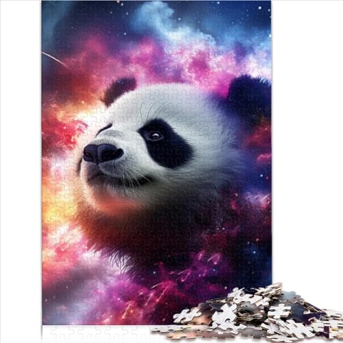 Puzzles für Erwachsene Galaxy PandaJigsaws 1000 Teile für Erwachsene Holzpuzzles für Erwachsene für Erwachsene und Kinder Lernpuzzlegröße (50x75 cm) von YOITS
