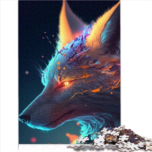 Puzzles für Erwachsene Kitsune 1000-teiliges Papppuzzle ab 12 Jahren, schwierige Herausforderungsgröße (26 x 38 cm) von YOITS