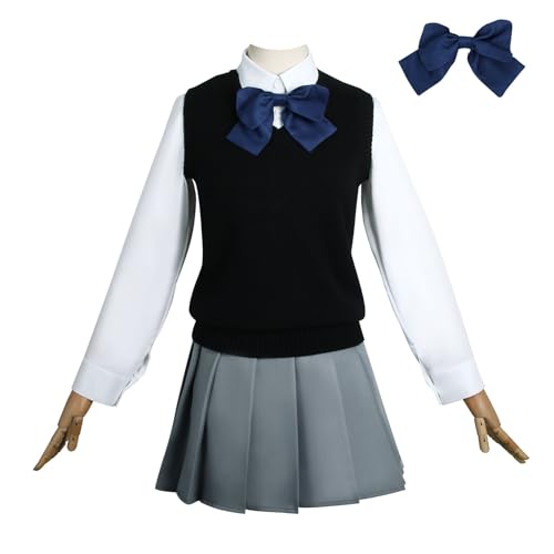 YOLIURCH Cosplay-Kostüm OshiNoKo Kurokawa Akane Röcke, Uniform-Set, Halloween-Party-Outfit (XS) von YOLIURCH