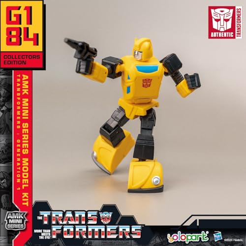 Bumblebee Transformers Spielzeug, Transformers G1 Actionfiguren, AMK Mini-Serie, 10 cm, hochbewegliches Hummel-Modellbausatz mit Waffe, Sammlerstück für Kinder ab 8 Jahren, kein Umbauen Bumblebee Transformers Spielzeug, Transformers G1 Actionfiguren, AMK Mini-Serie, 10 cm, hochbewegliches Hummel-Modellbausatz mit Waffe, Sammlerstück für Kinder ab 8 Jahren, kein Umbauen von YOLOPARK