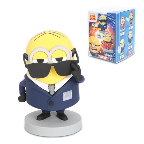 YOLOPARK Despicable Me 4 Spielzeug,Sammelbare Minions-Actionfigur Agent Dave (7,8 cm), Deko-Modell – Geschenk ab 3 Jahren von YOLOPARK