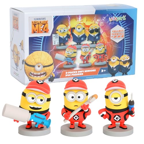 YOLOPARK Despicable Me 4 Spielzeug,Sammel-Set Workwear-Minions (7,8 cm), Deko-Modelle – Geschenk ab 3 Jahren YOLOPARK Despicable Me 4 Spielzeug,Sammel-Set Workwear-Minions (7,8 cm), Deko-Modelle – Geschenk ab 3 Jahren von YOLOPARK