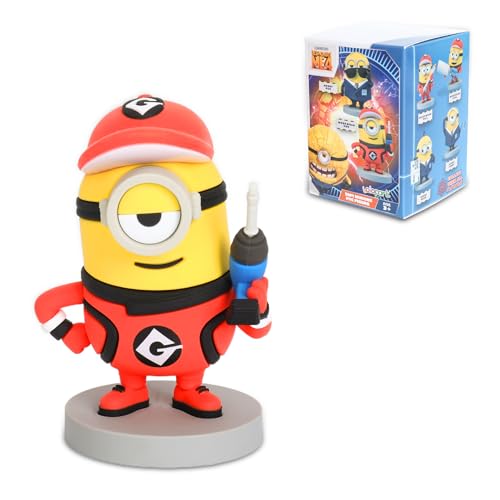 YOLOPARK Despicable Me 4 Spielzeug,Sammelbare Minions-Actionfigur Workwear Carl (7,8 cm), Deko-Modell – Geschenk ab 3 Jahren von YOLOPARK