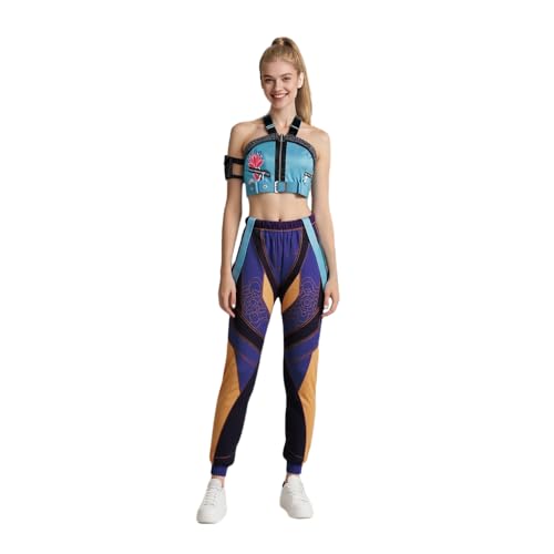 YOMORIO Dämonenjägerin Kostüm Damen Charakter Cosplay Demon Hunters Outfit für Halloween, Karneval & Mottoparty 2 von YOMORIO