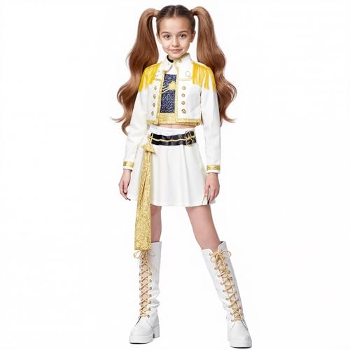 YOMORIO Demon Hunters Kostüm für Mädchen Anime Outfit Verkleidung für Halloween, Cosplay & Karneval Faschingskostüm für Kinder 3–12 Jahre 18 YOMORIO Demon Hunters Kostüm für Mädchen Anime Outfit Verkleidung für Halloween, Cosplay & Karneval Faschingskostüm für Kinder 3–12 Jahre 18 von YOMORIO