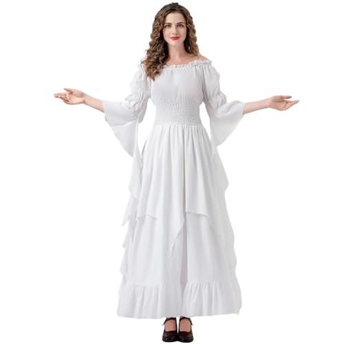 YOMORIO Mittelalter Gothic Kleid Lang Damen Viktorianisches Renaissance Kleid Renaissance Kostüm Mittelalterliches Ballkleid YOMORIO Mittelalter Gothic Kleid Lang Damen Viktorianisches Renaissance Kleid Renaissance Kostüm Mittelalterliches Ballkleid von YOMORIO