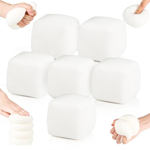 6 Stück Stressball, Würfelförmig Knetball, Weißer Tofu Knautschball, Squishy Knetball, Anti Stress BäLle, Knetball Für HäNde Therapie, Antistressball, Quetschball, Anti Stress Ball Kinder Erwachsene 6 Stück Stressball, Würfelförmig Knetball, Weißer Tofu Knautschball, Squishy Knetball, Anti Stress BäLle, Knetball Für HäNde Therapie, Antistressball, Quetschball, Anti Stress Ball Kinder Erwachsene von YONGQING
