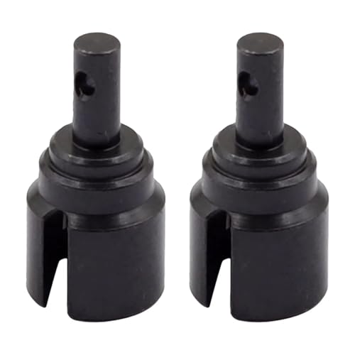 Für 16421 16208 14210 14301 1:14 2X RC Differential Cups Starke Stahl Stick Cup Teil Upgrades Zubehör Rc Differential Becher(Black) von YONMFRDS