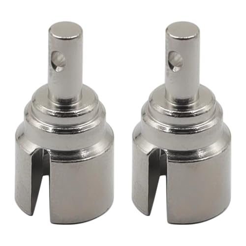 Für 16421 16208 14210 14301 1:14 2X RC Differential Cups Starke Stahl Stick Cup Teil Upgrades Zubehör Rc Differential Becher(Silver) von YONMFRDS