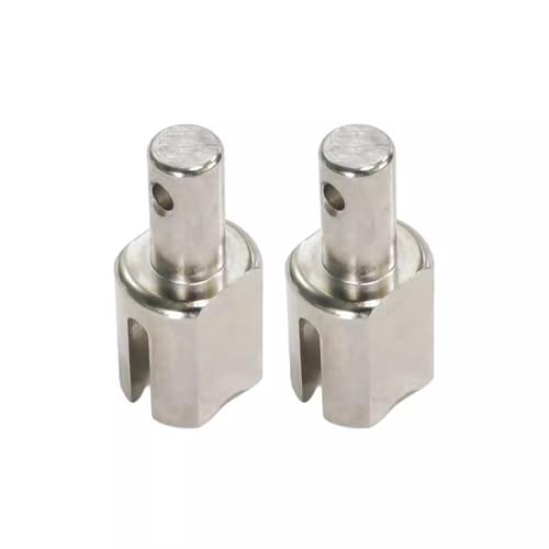 Für Arrma Für Kraton Für Outcast 8s 4wd Für Blx 1/5 Rc Auto Ara310926 Stahl Vorne Hinten Cvd Antriebswelle Mit Diff Cup Ausgang Cup182mm Rc Differential Becher(Silver,Diff Cup) von YONMFRDS
