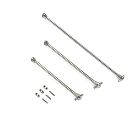 Für Arrma Für Kraton Für Outcast 8s 4wd Für Blx 1/5 Rc Auto Ara310926 Stahl Vorne Hinten Cvd Antriebswelle Mit Diff Cup Ausgang Cup182mm Rc Differential Becher(Silver,Driveshaft) von YONMFRDS