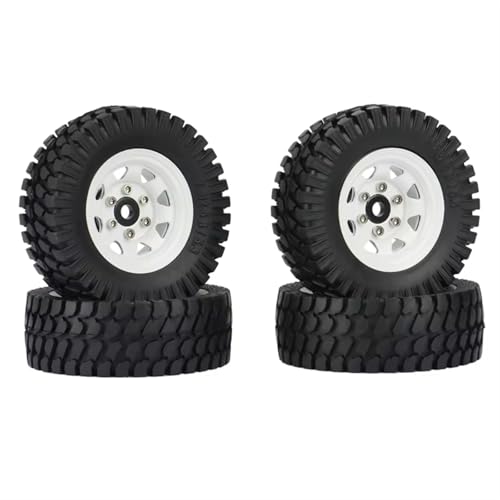 Für Axial 90069 Für D90 Für TF2 Für Tamiya Für CC01 Für LC70 Für MST 4PCS 1,55 Metall Felge Reifen Set Für 1/10 RC Crawler Auto RC Car Reifen von YONMFRDS