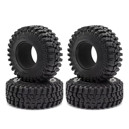 Für Axial Für SCX10 90046 Für RR10 Für Wraith Für Traxxas Für TRX4 Für TRX-6 4 STÜCKE 125 MM 2,2 Zoll Gummiradreifen 1/10 RC Crawler Car RC Car Reifen von YONMFRDS