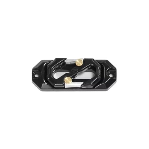 Für Axial Für Scx10 Für Traxxas Für Trx4 1/10 RC Crawler Auto Magnet Winde Seil Guide Hawse Seilführung Schutz Und Anhänger Haken Upgrade Teile RC Autoteile(Black) von YONMFRDS