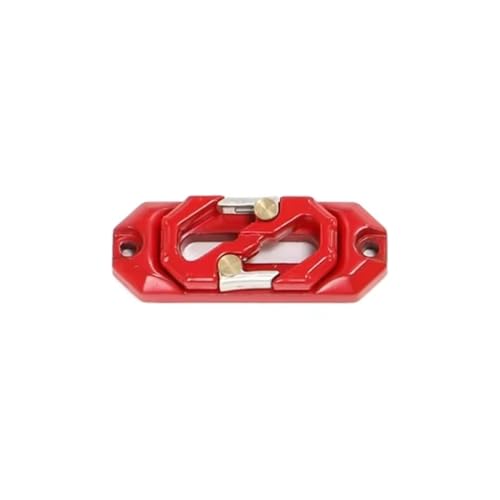 Für Axial Für Scx10 Für Traxxas Für Trx4 1/10 RC Crawler Auto Magnet Winde Seil Guide Hawse Seilführung Schutz Und Anhänger Haken Upgrade Teile RC Autoteile(Red) von YONMFRDS