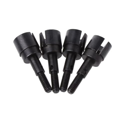 Für HSP 02033 1:10 RC Auto On-Road Für Buggy Truck Ersatz 4 Stücke Rad Achse Upgrade Zubehör Differential Tasse Rc Differential Becher(Black) von YONMFRDS