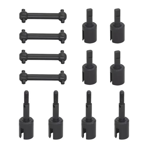 Für Tamiya Für TT01 Für TT02 1/10 RC Auto Upgrade Teile Stahl Metall Antriebswelle Getriebe Gelenk Tasse Differential Tasse Rad Achse Tasse Rc Differential Becher(1 Set) von YONMFRDS