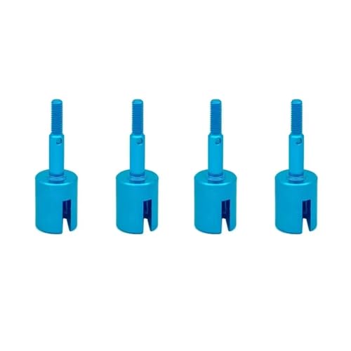 Für Tamiya Für TT01 Für TT02 Für TT02B TT02D TT02E 1/10 RC Auto Upgrades Teile Zubehör 4 Stücke Metall Rad Achse Rad Tasse Differential Tasse Rc Differential Becher(Blue) von YONMFRDS