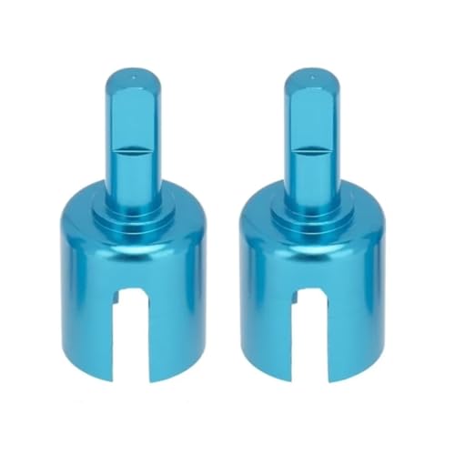 Für Tamiya Für TT01 Für TT02 TT01D TT01E DF-02 M05 M06 1/10 Metall Getriebe Joint Cup Differential Tasse Diff Tasse RC Auto Upgrade Teile RC Autoteile(Blue,2 PCS) von YONMFRDS