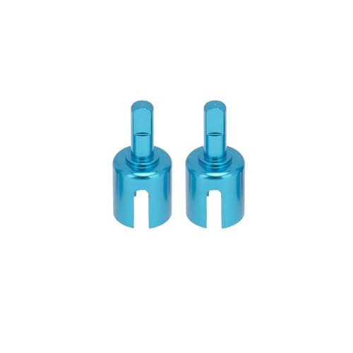 Für Tamiya Für TT01 Für TT02 TT01D TT01E DF-02 M05 M06 1/10 RC Auto Upgrade Teile Metall Getriebe Joint Cup Differential Cup Diff Cup Rc Differential Becher(Blue,2pcs) von YONMFRDS