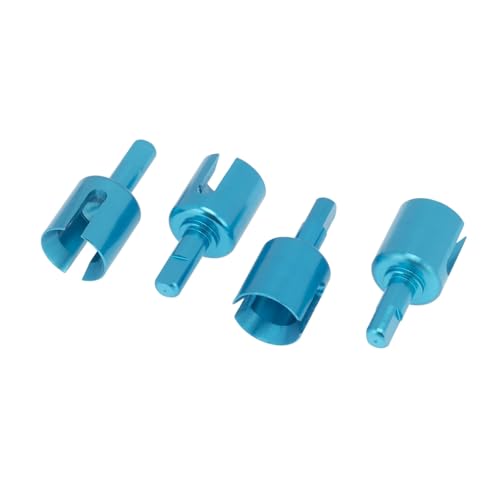 Für Tamiya Für TT01 Für TT02 TT01D TT01E DF-02 M05 M06 1/10 RC Auto Upgrade Teile Metall Getriebe Joint Cup Differential Cup Diff Cup Rc Differential Becher(Blue,4pcs) von YONMFRDS