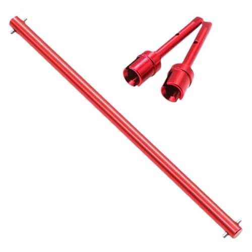 Für Tamiya Für TT02 Für TT02B RC Autoteile Zubehör Aluminiumlegierung Hauptgetriebe Propeller Zentralantriebswelle Gelenkbecher 54501 54502 Rc Differential Becher(Red) von YONMFRDS