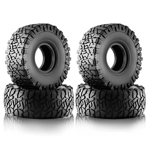Für Traxxas Für TRX4 D90 Für Axial Für SCX10 90046 II III Für Redcat Für MST VS4-10 1/10 RC Crawler Auto 4 Stücke 120mm 1,9 "Gummi Reifen Rad Reifen RC Autoteile von YONMFRDS