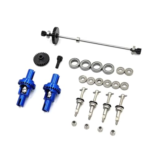 Für WLtoys 284131 K969 K979 K989 K999 P929 P939 1/28 RC Auto Teile Metall Upgrade Getriebe Differential Antriebswelle Lager Rc Differential Becher(Blue) von YONMFRDS