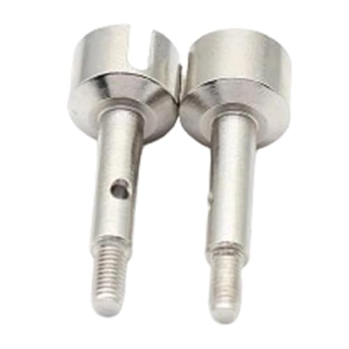 Für Wltoys 124008 124010 1/12 RC Auto 2X RC Hinterachsbecher Einfach Zu Installierender Adapter Ersatzteil Metallrad-Achsstummelwellen Rc Differential Becher von YONMFRDS