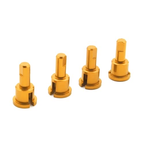 Für Wltoys A949 A959 A969 A979 K929 RC Modell Auto 4Pcs Legierung Differential Tasse Differential Reduktion Joint Cup Rc Teile Rc Differential Becher(Yellow) von YONMFRDS