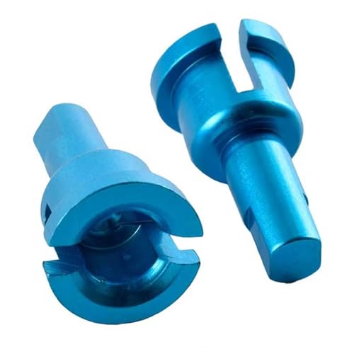 Für Wltoys A949 A959-B A969 A979 K929 1/18 RC Upgrade Teil 2pc CNC 6061 Metall Differential Tasse Antriebswelle Rc Differential Becher(Blue) von YONMFRDS