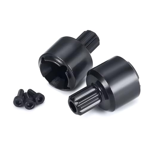 Für X-Maxx 8S 77086-4 1/5 RC Für Buggy LKW Auto Upgrade Teile Zubehör 1 Paar Metall Diff Drive Cup Rc Differential Becher(Double Slot) von YONMFRDS