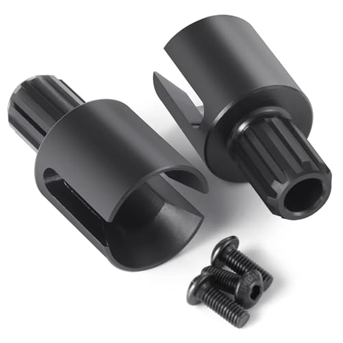 Für X-Maxx 8S 77086-4 1/5 RC Für Buggy LKW Auto Upgrade Teile Zubehör 1 Paar Metall Diff Drive Cup Rc Differential Becher(Single Slot) von YONMFRDS