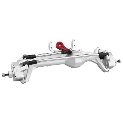 RC Autoteile Für Axial Für Capra 1.9 Für UTB Für AXI03004 Für Buggy F9 Für Wraith 90018 RR10 Für 1/10 RC Crawler Ganzmetall-Upgradeteil Für Die Portalachse Vorne Und Hinten(Silver,Front Axle) von YONMFRDS