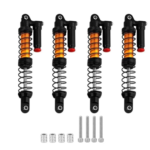 RC Autoteile Für Axial Für SCX10 90046 Für Tamiya CC01 D90 Für TRX4 Für HPI RC Crawler Auto Teile 1/10 70/80/90/100/110/120mm Metall Stoßdämpfer Öl Dämpfer(Black,100mm) von YONMFRDS