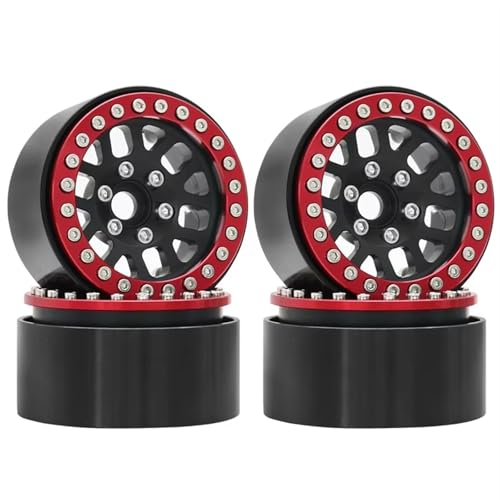 RC Autoteile Für Axial Für SCX10 Für Traxxas Für TRX4 Für D90 Für Gen8 Für VS4-10 1/10 RC 4 Stücke Metall 1,9 "Beadlock Rad Felge Rad Hub(D) von YONMFRDS