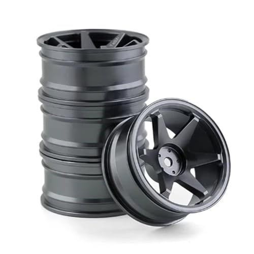 RC Autoteile Für HSP Für Tamiya Für HPI Für Kyosho Für Sakura Für D5 Für TT02 1/10 RC On-Road Auto Aluminium Legierung Metall Radnabe Klettern Auto Felge von YONMFRDS
