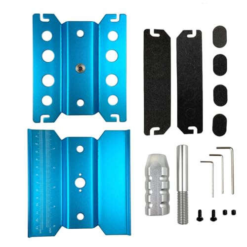 RC Autoteile Für Tamiya Für HSP Für TRX-4 Für Axial Für SCX10 II 1/10 1/8 1/12 Metall Reparatur Station Arbeit Stehen Montage Plattform RC Crawler Werkzeuge RC Auto Teile(Blue,Size 1) von YONMFRDS