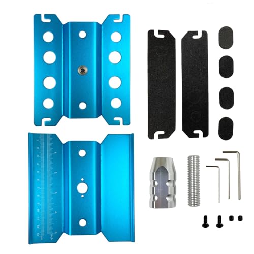 RC Autoteile Für Tamiya Für HSP Für TRX-4 Für Axial Für SCX10 II 1/10 1/8 1/12 Metall Reparatur Station Arbeit Stehen Montage Plattform RC Crawler Werkzeuge RC Auto Teile(Blue,Size 2) von YONMFRDS