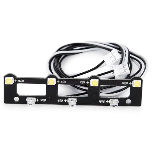 RC Autoteile Für Tamiya Für Scania 770S Für 1/14 RC LKW-anhänger Kipper Auto DIY Teile Dach Licht Scheinwerfer Scheinwerfer Bord(A) von YONMFRDS
