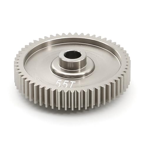RC Autoteile Für Tamiya Für TT01 1/10 51004 53665 1Pcs 55T 58T 61T High Speed ​​Stirnrad Ersatz Änderung RC Auto Upgrade Teile Zubehör(55T) von YONMFRDS