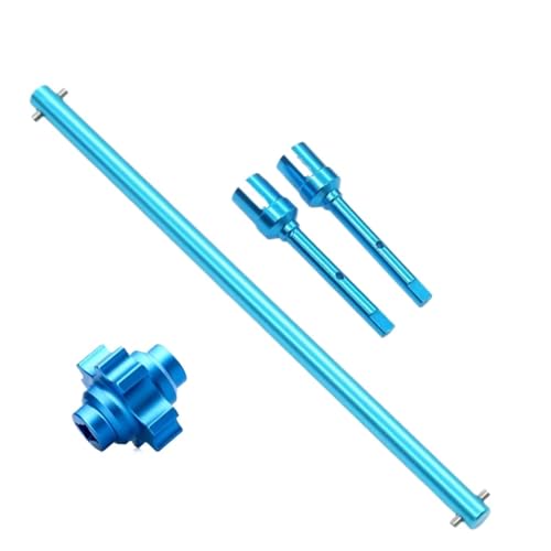 RC Autoteile Für Tamiya Für TT02 Für TT02B 1/10 Metall Zentrale Antriebswelle Propeller Joint Differential Lock Spool RC Auto Upgrades Teile(Blue) von YONMFRDS