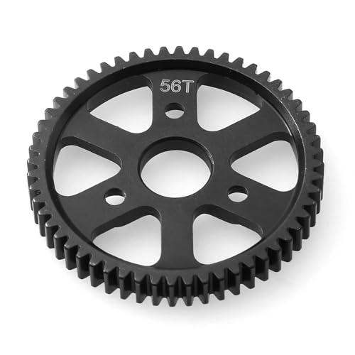 RC Autoteile Für Traxxas 1/10 Für Summit Für E-Revo Für E-Maxx 54T/56T/58T/62T/65T/68T Hauptzahnrad 0,8 M 32P 3960 RC Auto Upgrade Teile Refit Auto Zubehör(56T) von YONMFRDS
