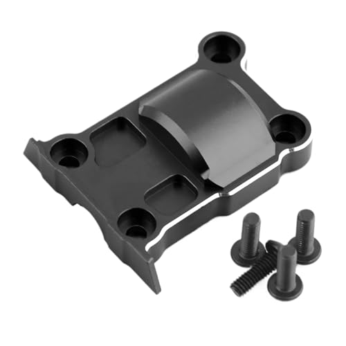 RC Autoteile Für Traxxas 1/5 Für X-Maxx 1/6 Für XRT Metall Hinten Getriebe Abdeckung 7780 RC Für Monster Truck Upgrade Teile Zubehör(Black) von YONMFRDS