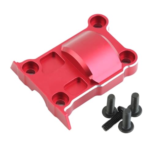 RC Autoteile Für Traxxas 1/5 Für X-Maxx 1/6 Für XRT Metall Hinten Getriebe Abdeckung 7780 RC Für Monster Truck Upgrade Teile Zubehör(Red) von YONMFRDS