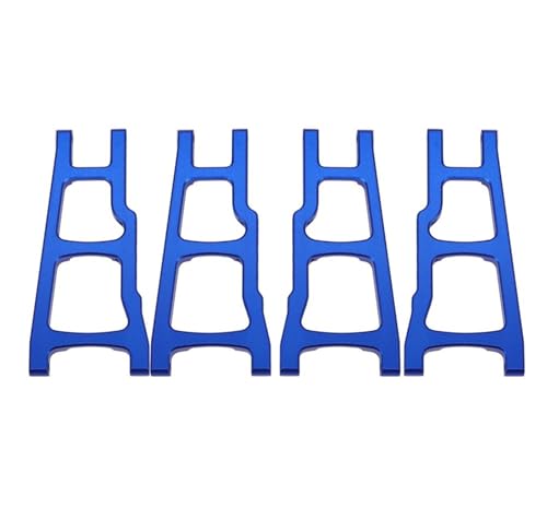 RC Autoteile Für Traxxas Für Slash 4x4 Für Stampede XO-1 Für Rustler Für Hoss 1/10 RC Upgrade Teile # 3655X Vorne Hinten Unten Suspension Arme Auto Zubehör(Blue) von YONMFRDS