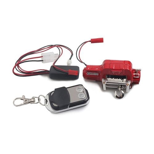 RC Autoteile Für Traxxas Für TRX-4 G500 4x4 Für TRX-6 G63 6x6 1:10 Metall Front Stoßstange Winde Basis Schrauben Set RC Crawler Upgrade Auto Teile Modifikation Zubehör(Winch-Controller) von YONMFRDS