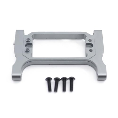 RC Autoteile Für Traxxas Für TRX4 Für Bronco Für Blazer Sport G500 Für TRX6 1/10 Metall Front Servo Mount Chassis Lenkung Querträger Modifikation RC Crawler Autoteile(Silver) von YONMFRDS