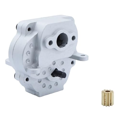RC Autoteile Für Traxxas Für TRX4M 1/18 Metallgetriebebaugruppe Getriebe Mit Innenzahnrädern RC Crawler Auto Upgrade Teile Zubehör Kit(Silver) von YONMFRDS